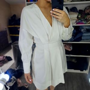 Zara white stylish dress
